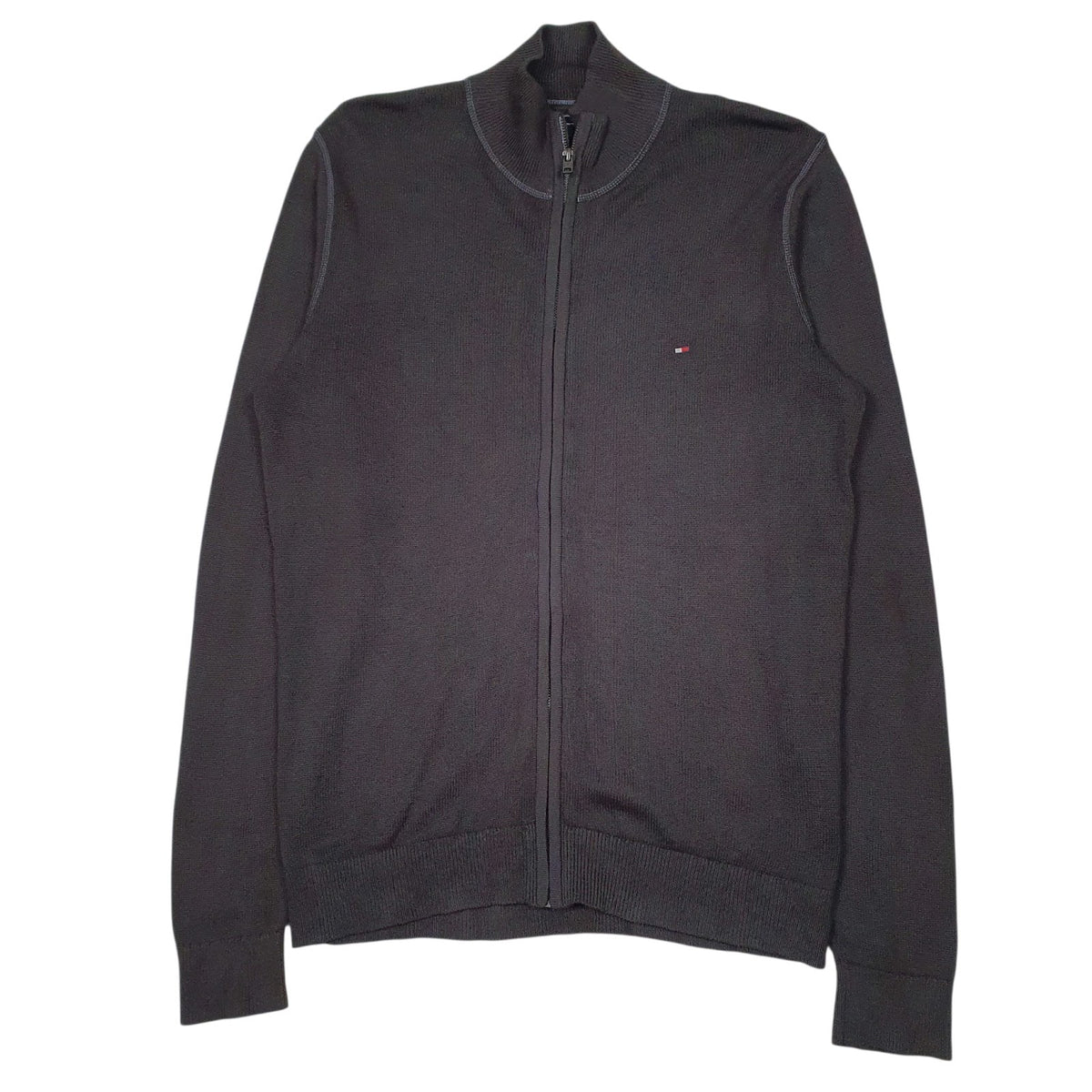Mens Grey Tommy Hilfiger  Full Zip Jumper