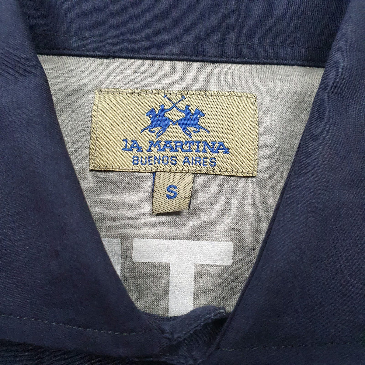 Mens Navy La Martina   Shirt