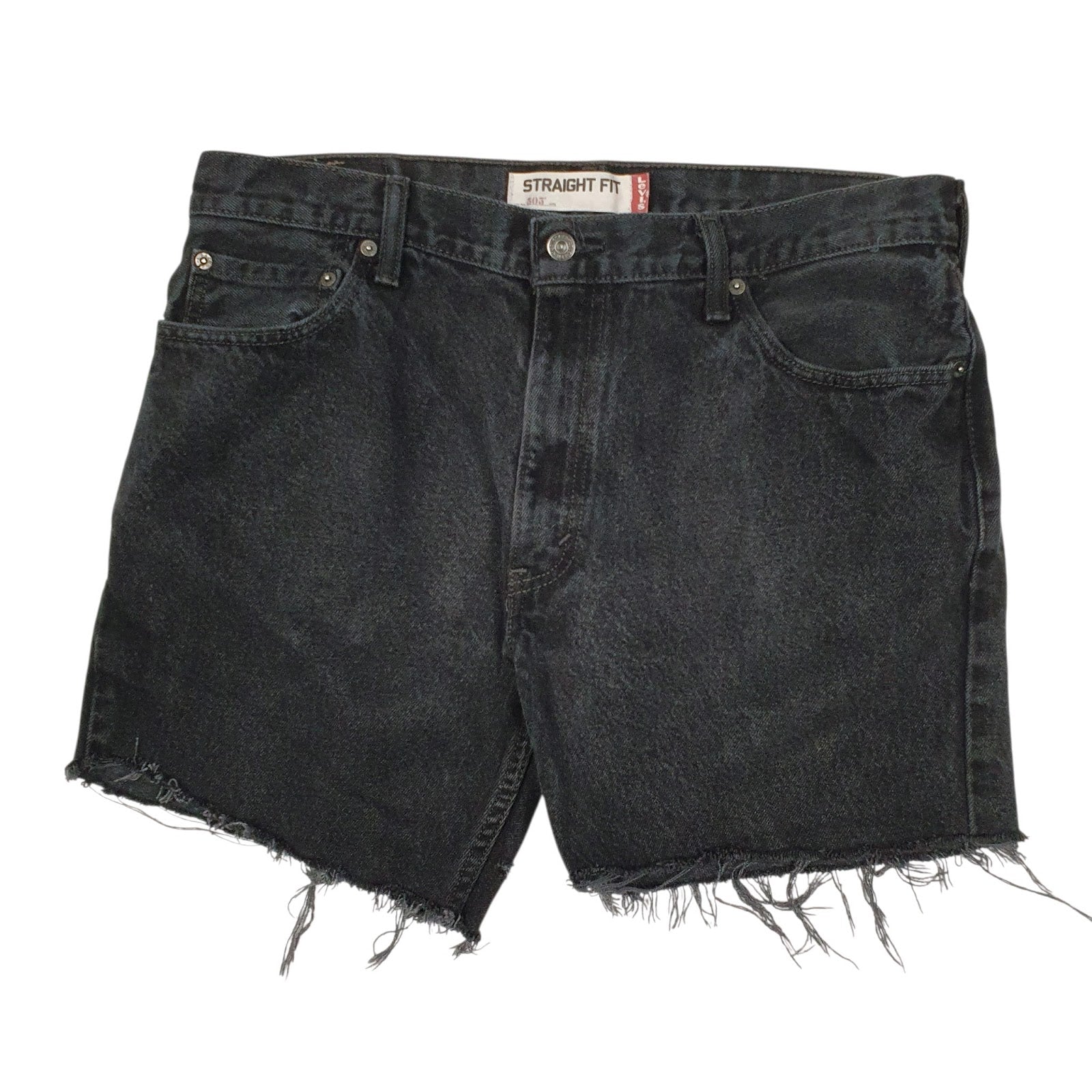 Mens Black Levis  Denim Shorts