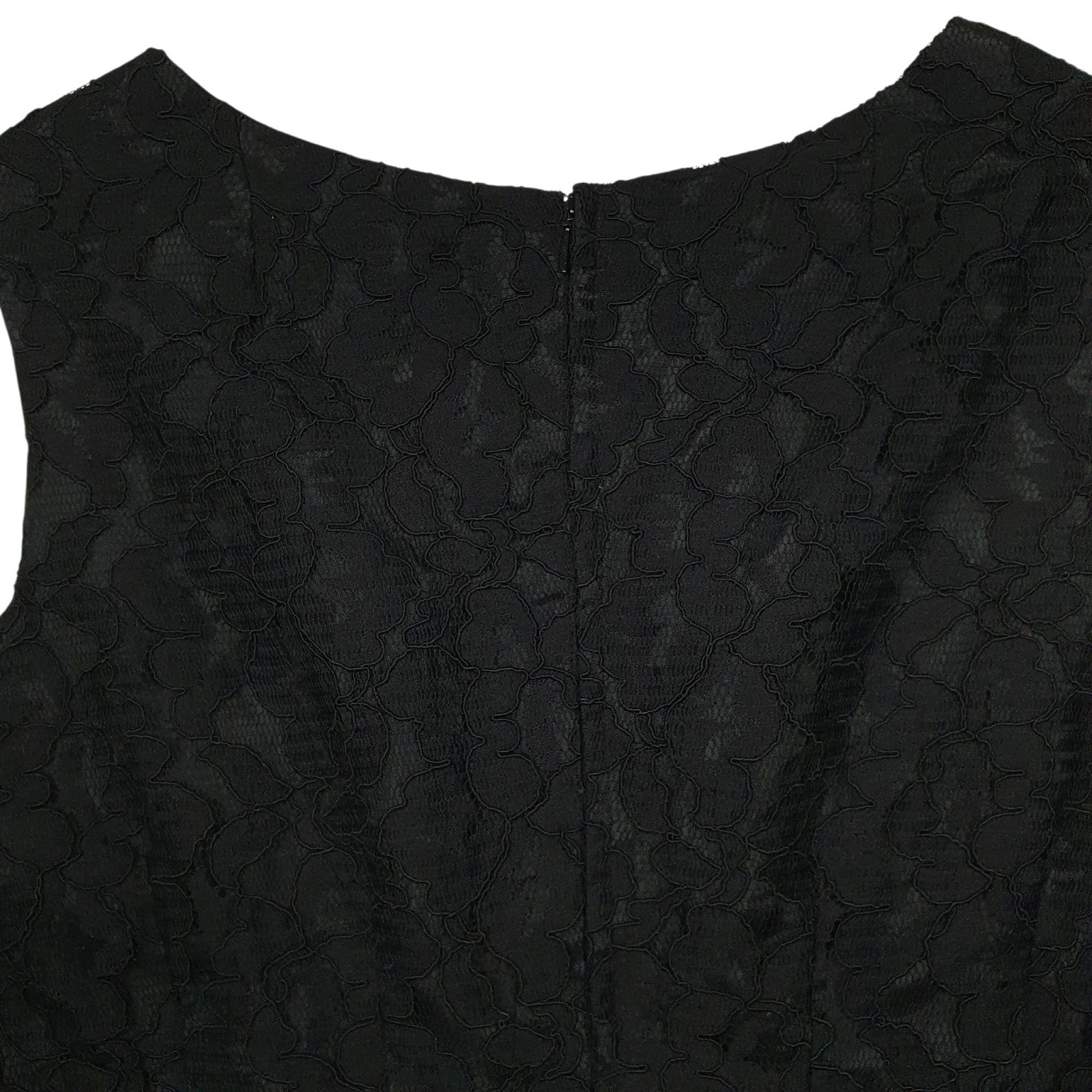 Womens Black Unbranded Chiffon Evening Occasion  Dress