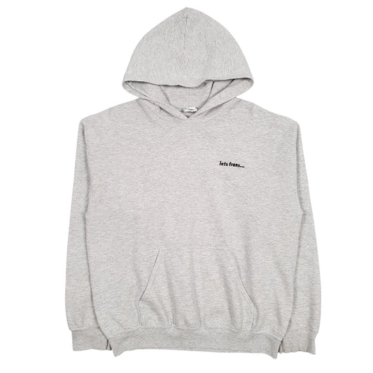 Mens Grey iets frans  Hoodie Jumper