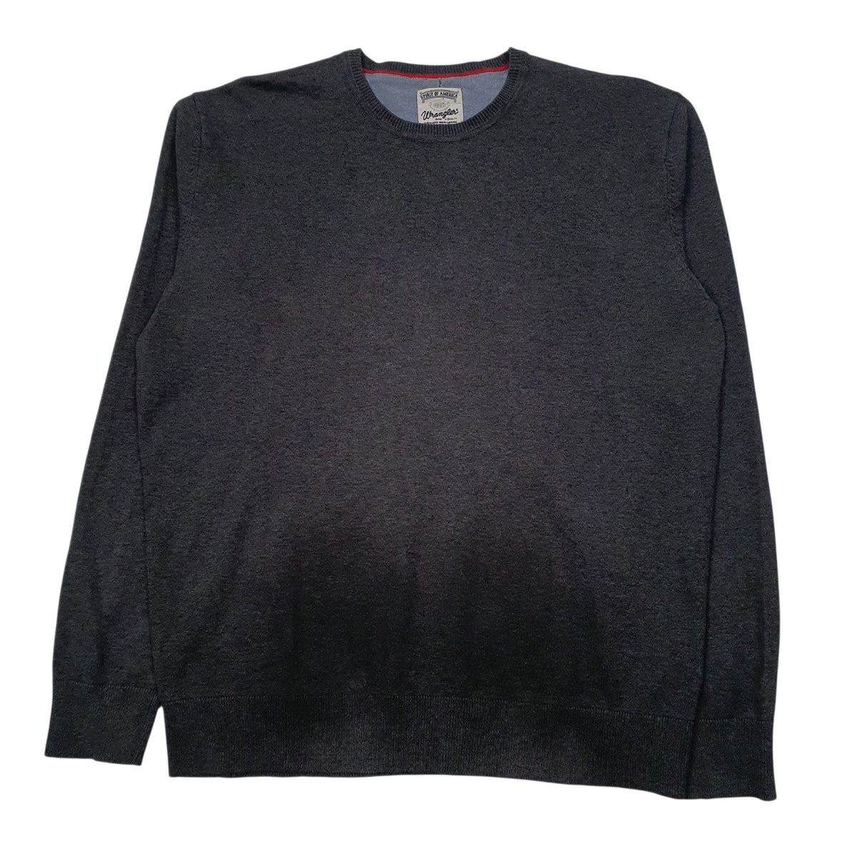 Mens Grey Wrangler  Crewneck Jumper