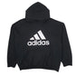 Mens Black Adidas  Hoodie Jumper