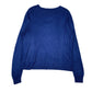 Womens Blue The Basics  V Neck Jumper