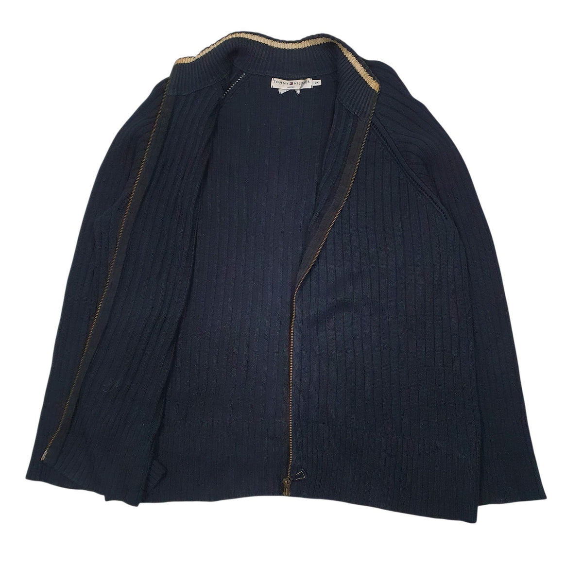 Womens Navy Tommy Hilfiger  Full Zip Jumper
