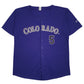 Mens Purple Unbranded Colorado Jersey Short Sleeve T Shirt
