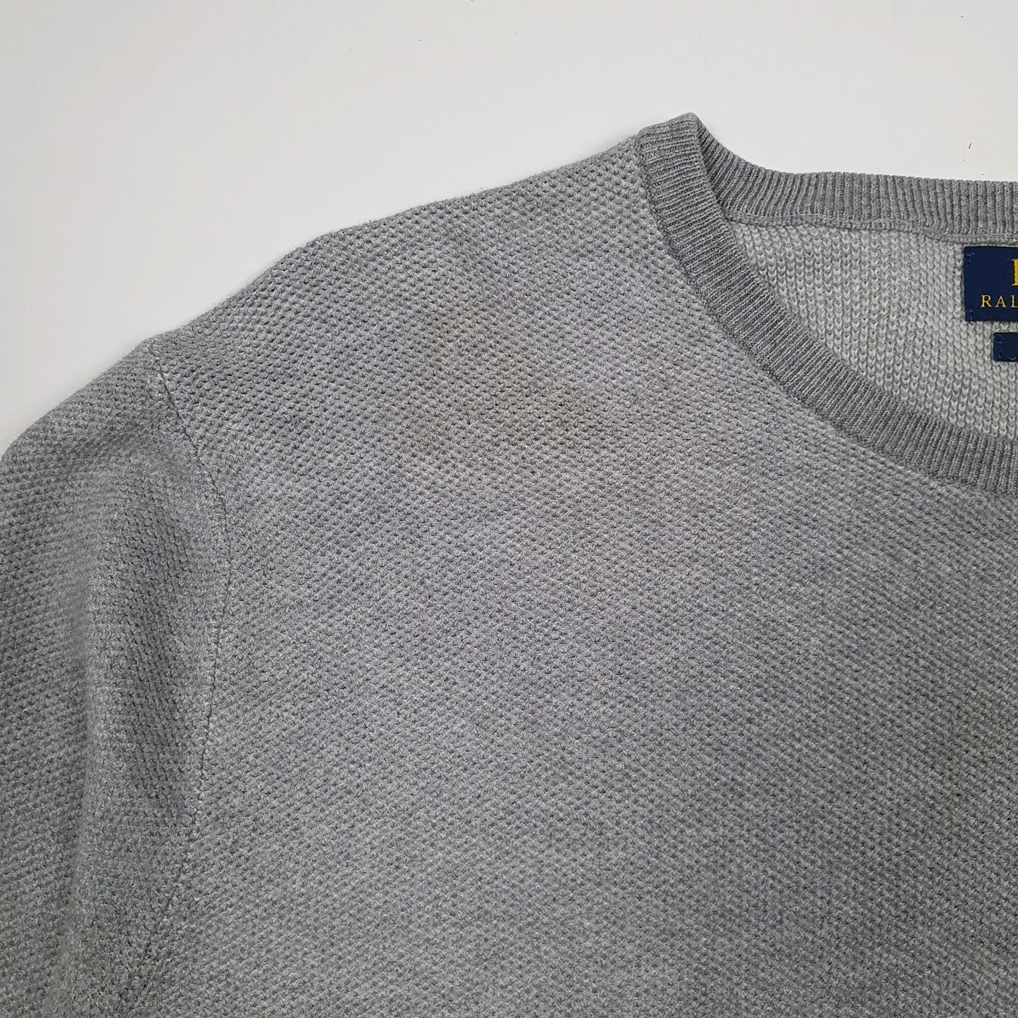 Mens Grey Polo Ralph Lauren  Crewneck Jumper