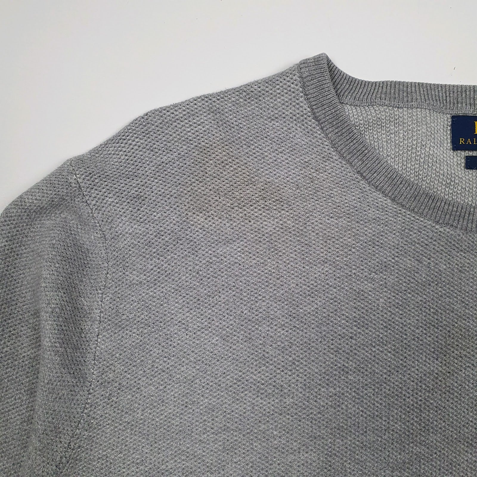 Mens Grey Polo Ralph Lauren  Crewneck Jumper