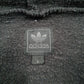 Mens Black Adidas Spellout Hoodie Jumper