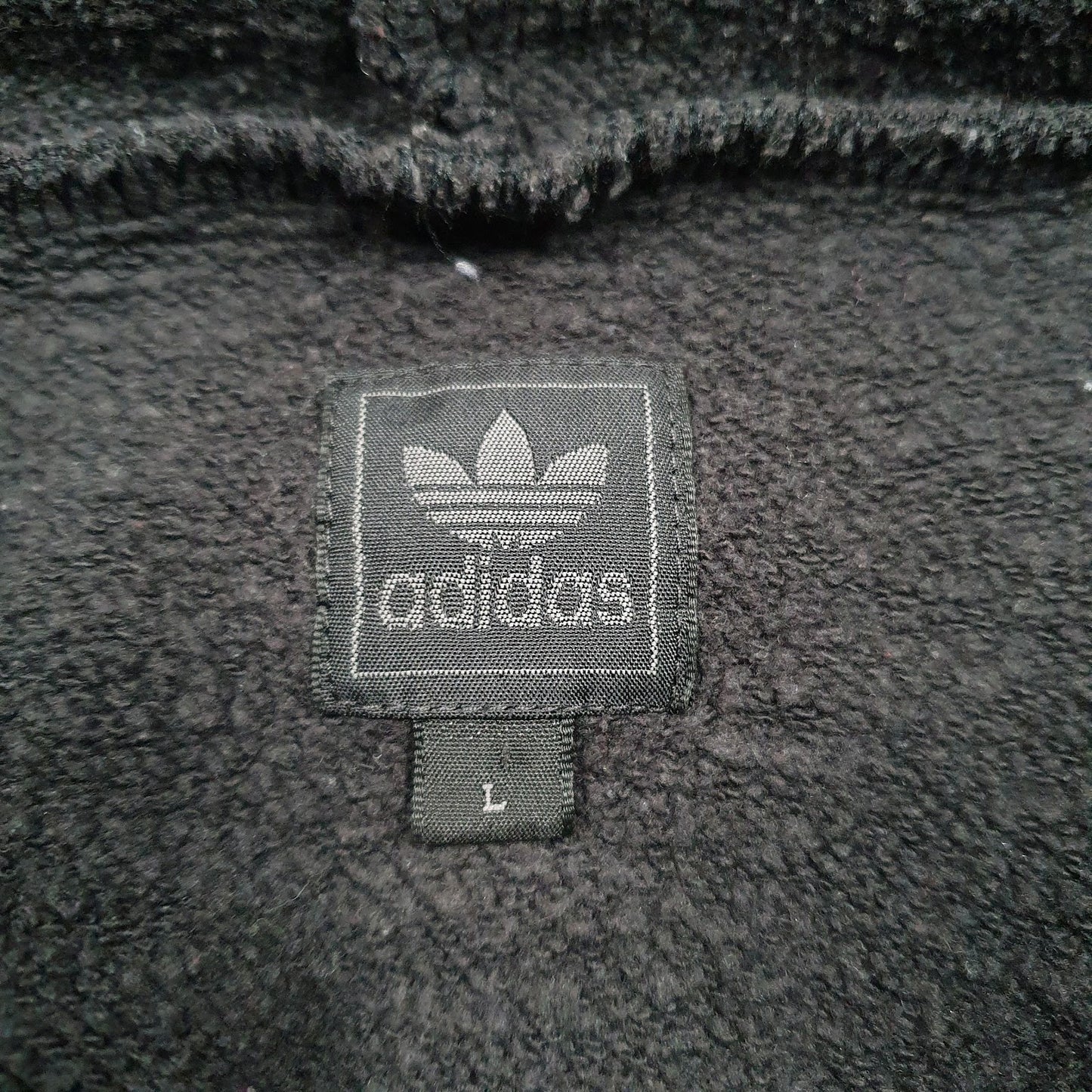 Mens Black Adidas Spellout Hoodie Jumper
