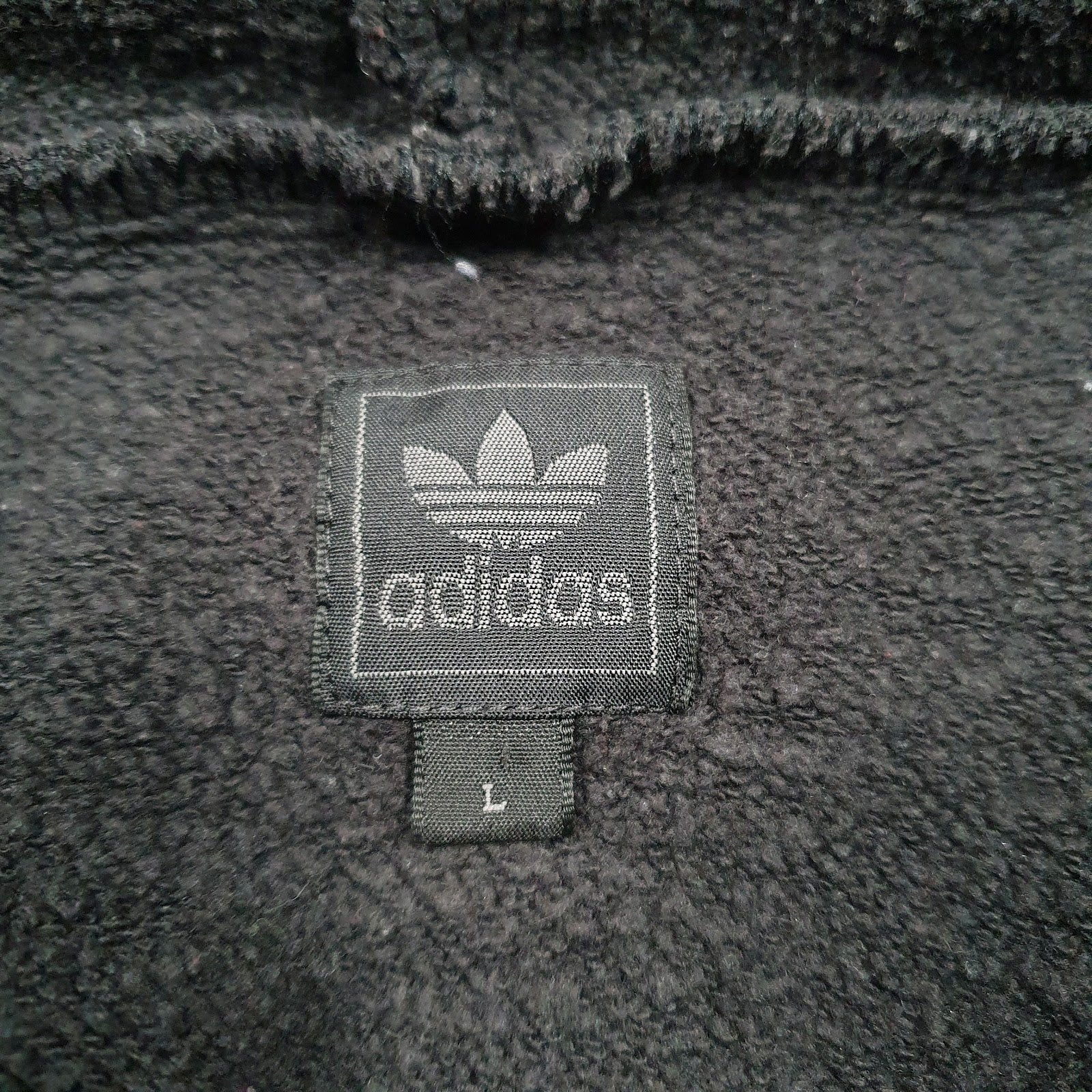 Mens Black Adidas Spellout Hoodie Jumper