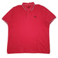 Mens Red Puma  Short Sleeve Polo Shirt