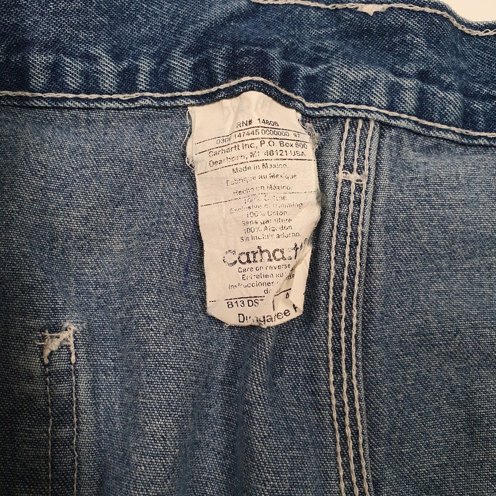 Mens Blue Carhartt   Jeans