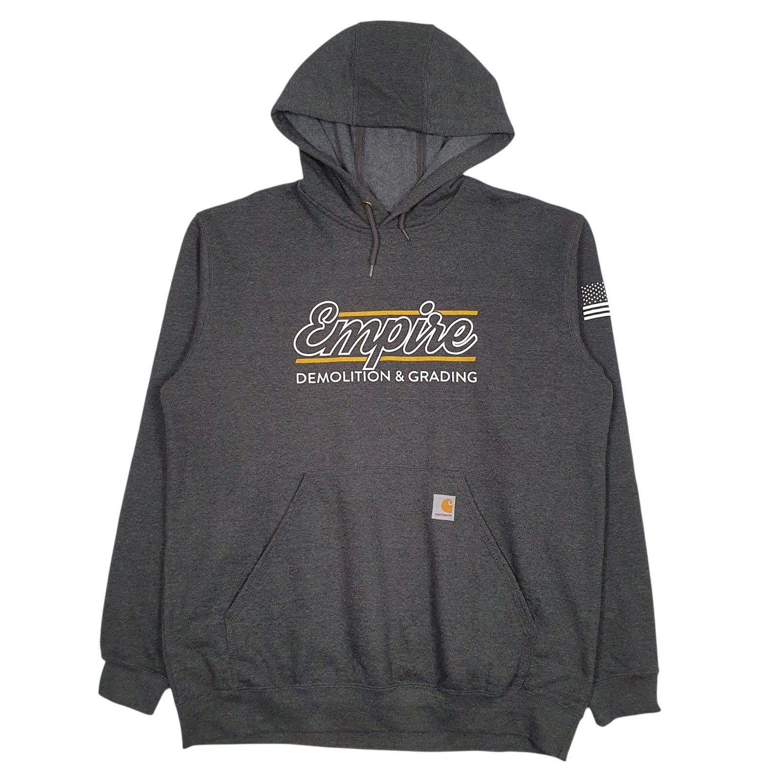 Mens Grey Carhartt  Hoodie Jumper