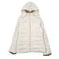 Womens Cream Hi-Look Parka  Coat