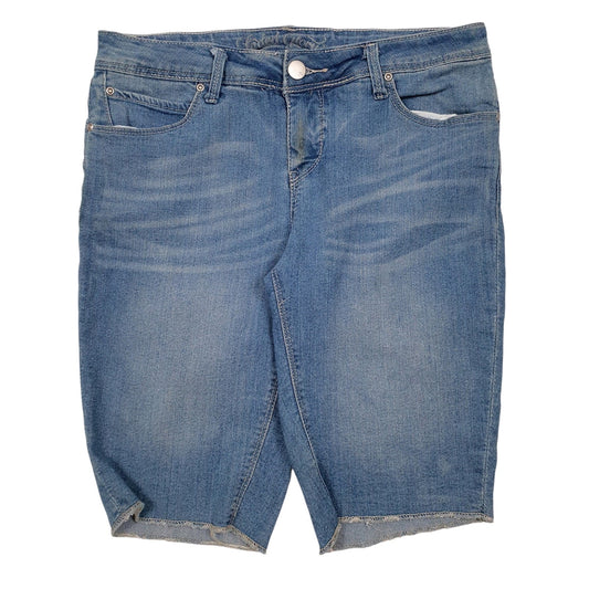 Womens Blue Faded Glory  Denim Shorts