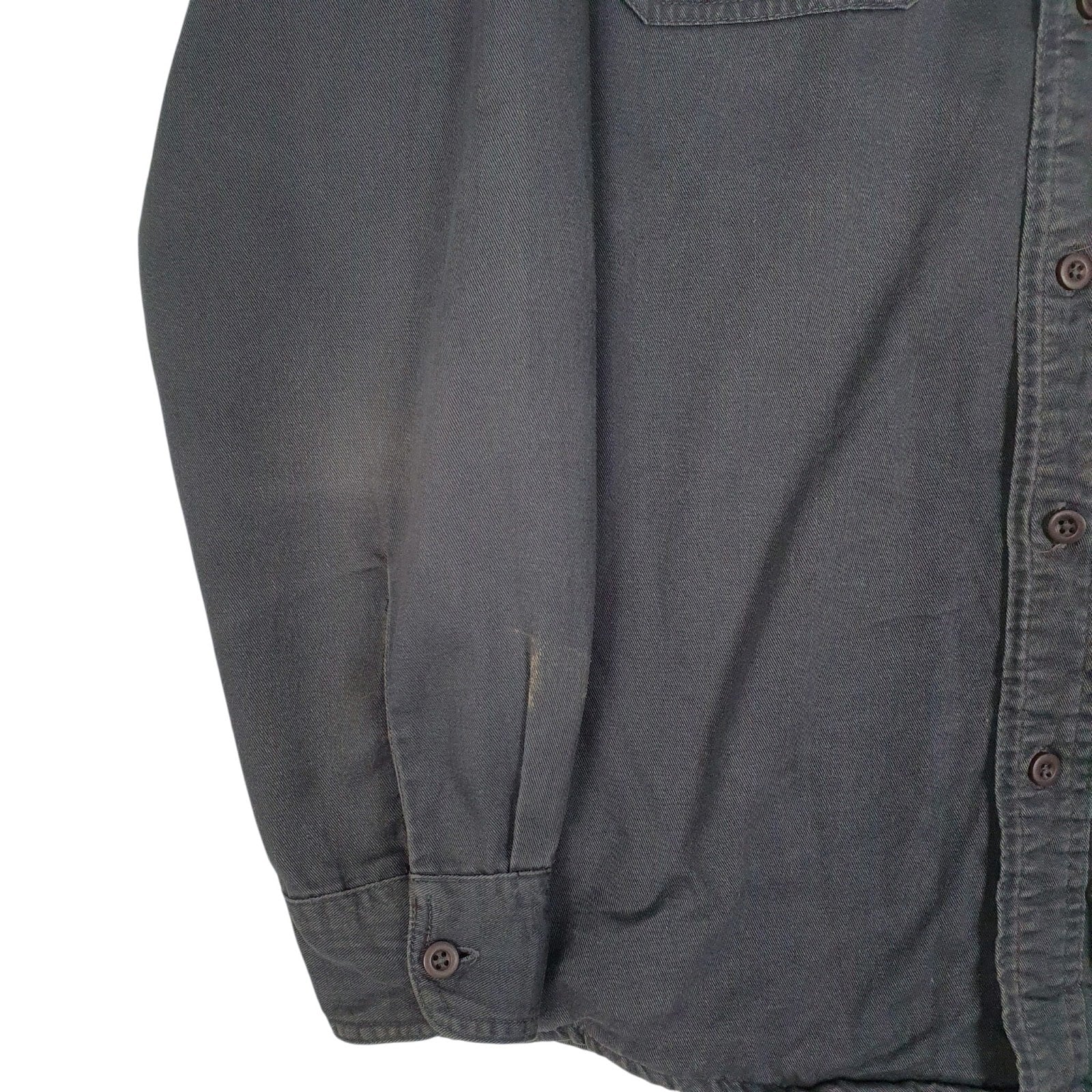 Mens Grey Wrangler Blanket Lined  Shirt