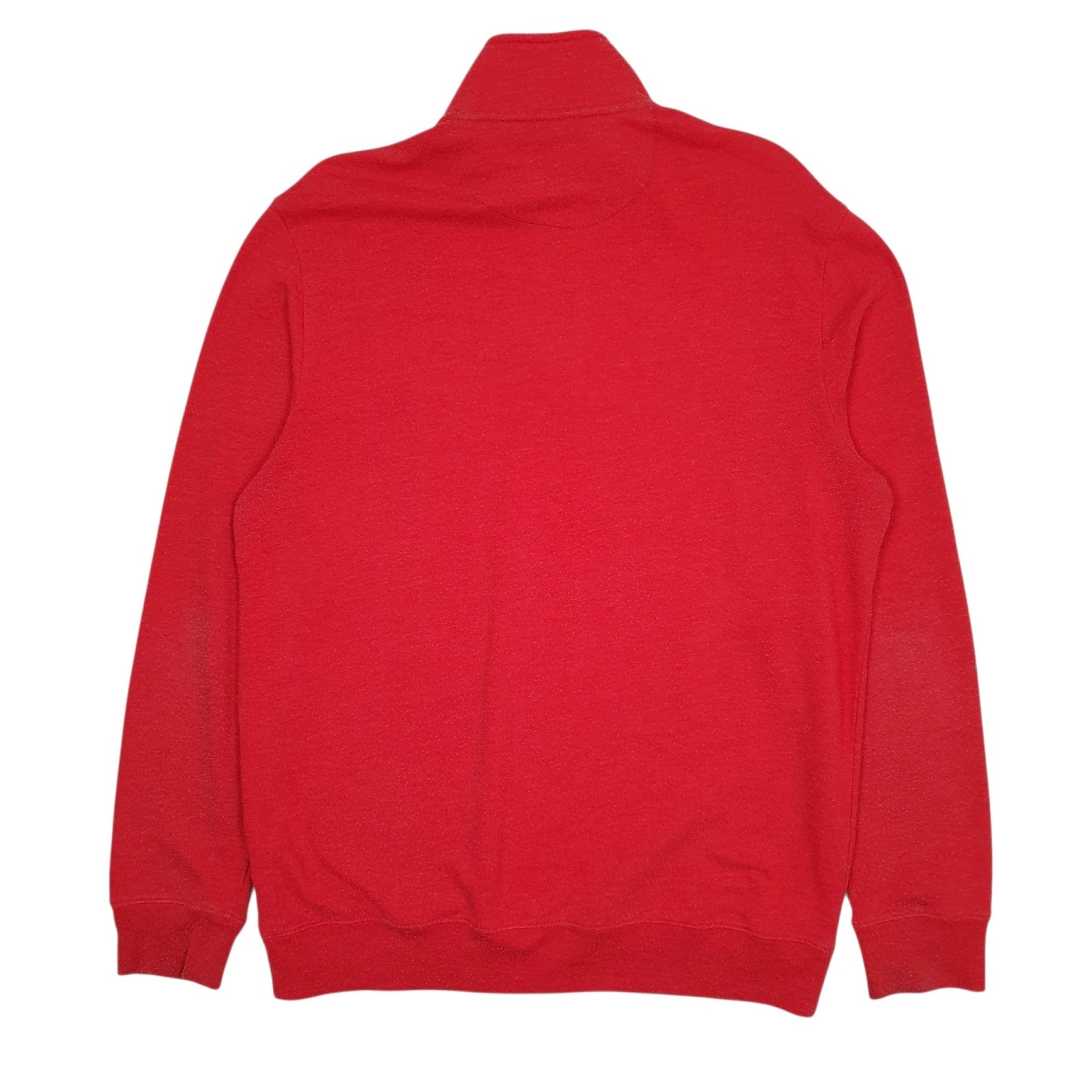 Mens Red Chaps  Quarter Zip Jumper