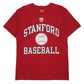 Mens Red Champion Stanford Baseball Short Sleeve T Shirt