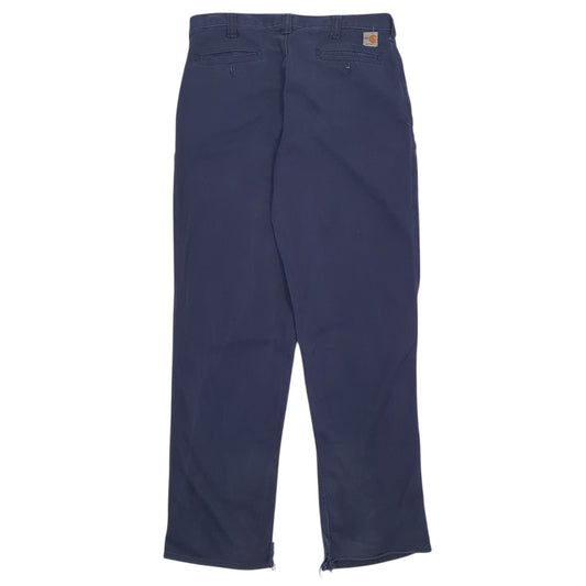 Mens Navy Carhartt   Trousers