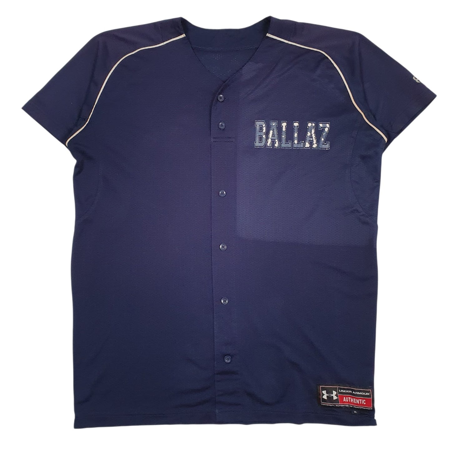 Mens Navy Under Armour Jersey Short Sleeve T Shirt