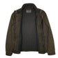 Mens Brown Levis Military Bomber  Coat