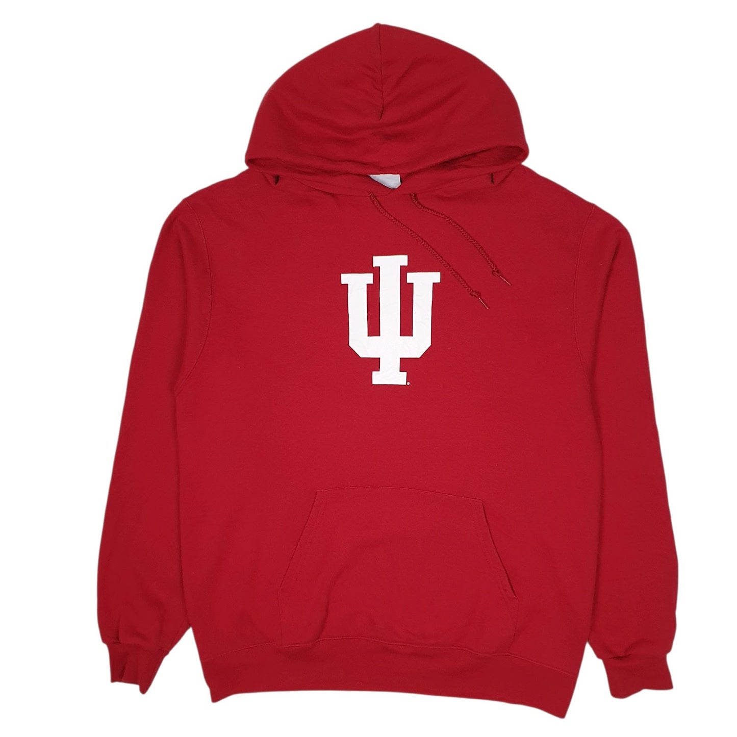 Mens Red Champion Indiana Hoosiers Hoodie Jumper