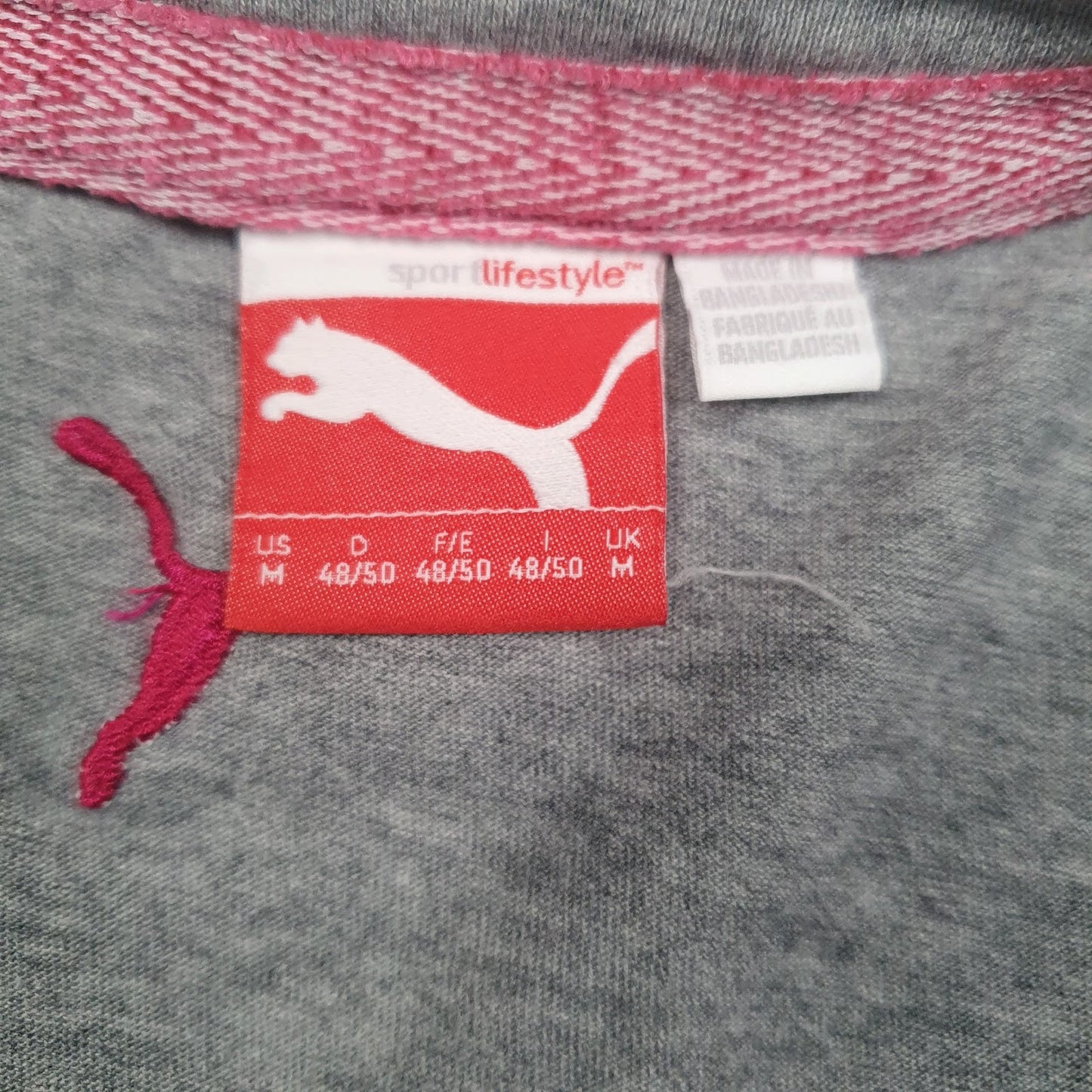 Mens Grey Puma   T Shirt
