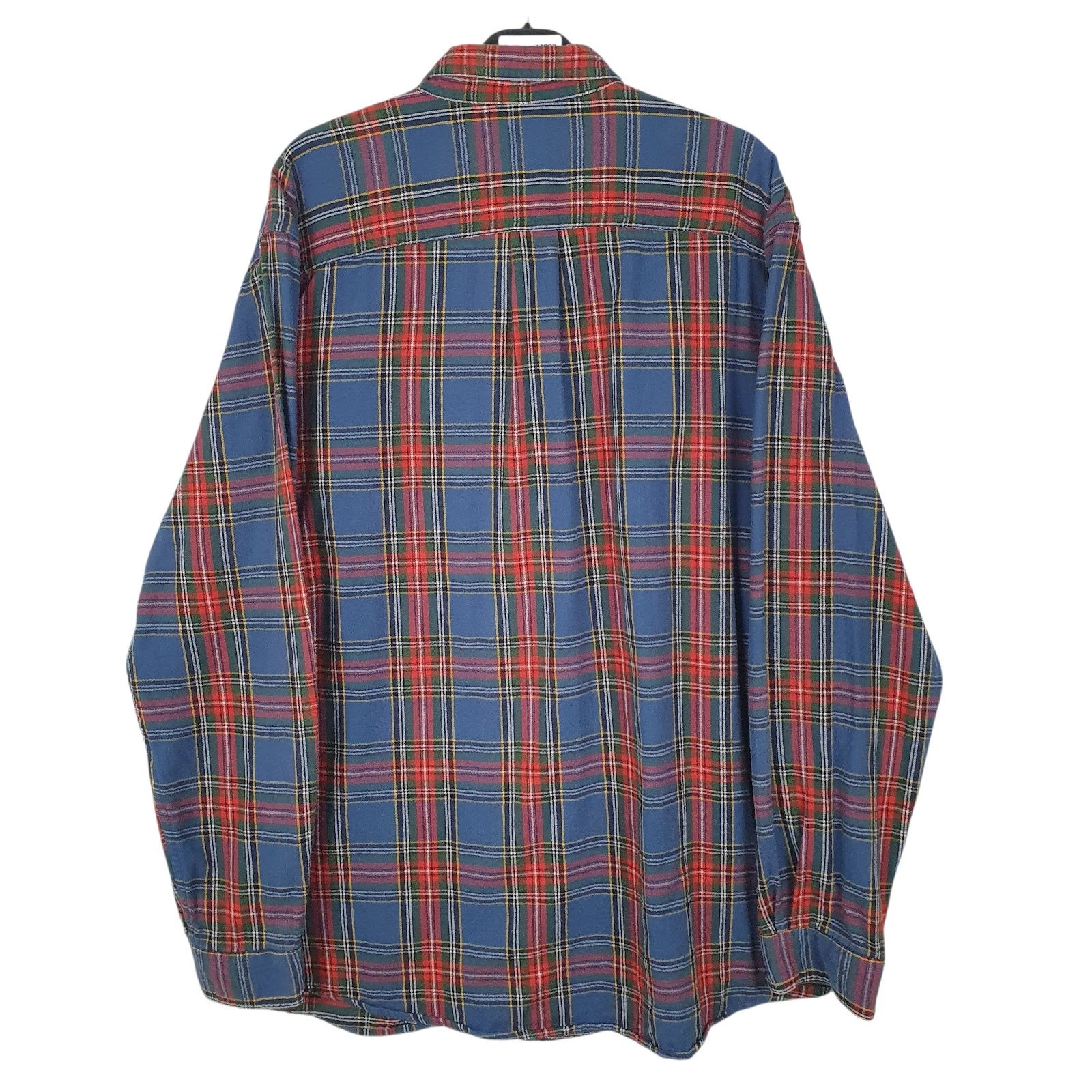 Mens Blue L.L.Bean Flannel  Shirt