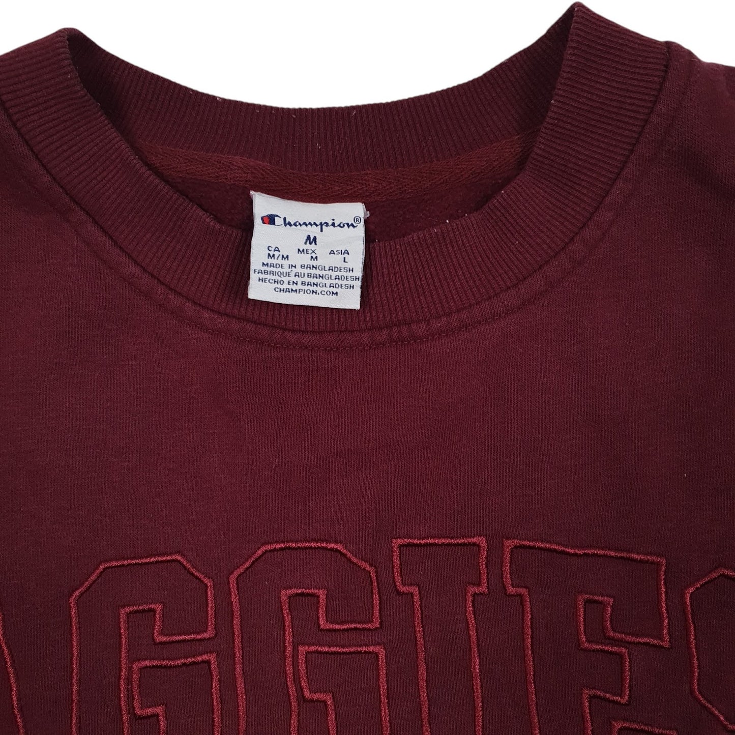 Mens Burgundy Champion New Mexico State Aggies Crewneck Jumper