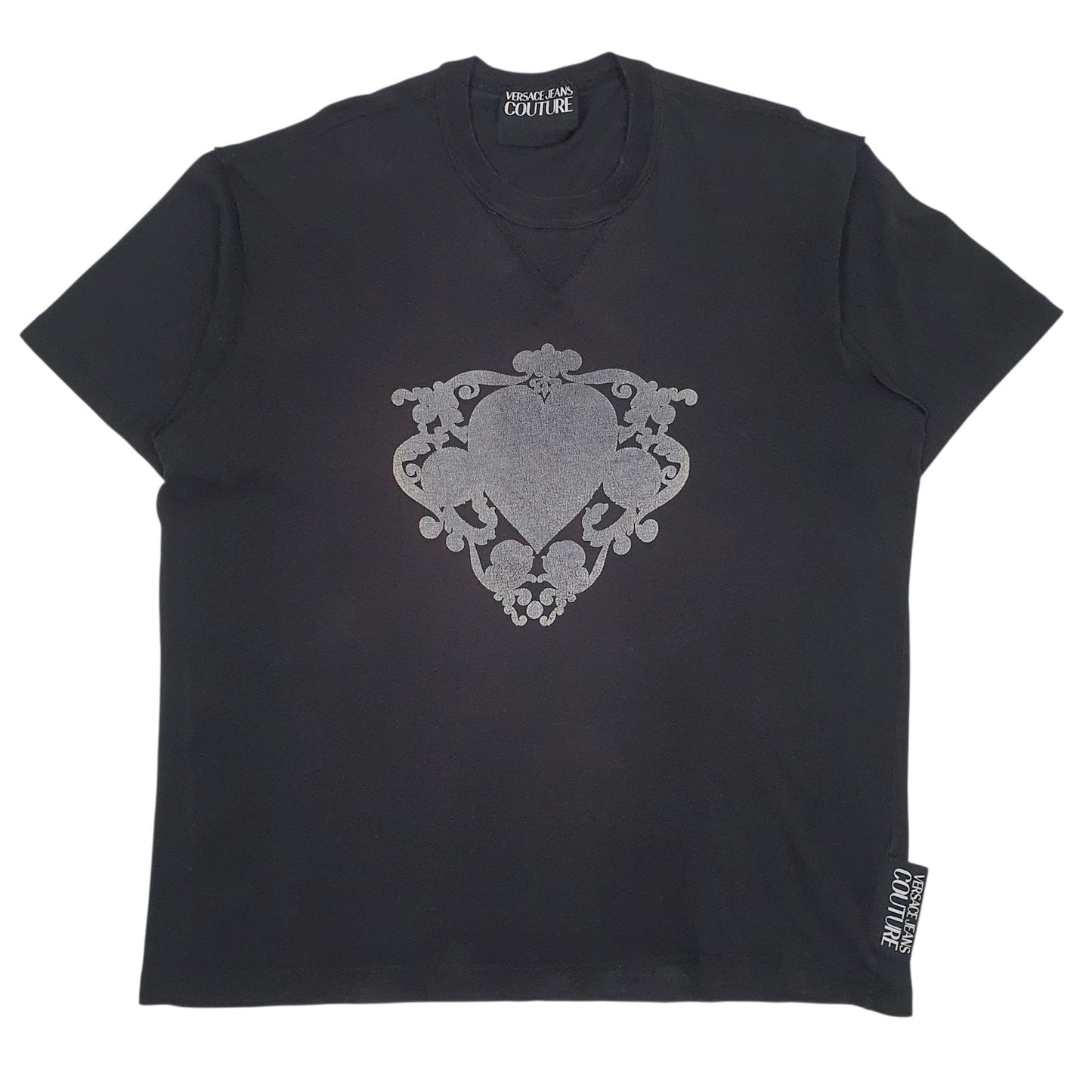 Mens Black Versace Jeans Couture  Short Sleeve T Shirt