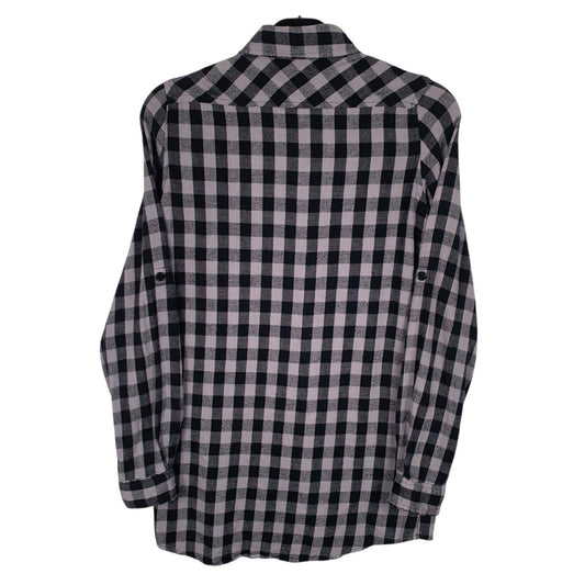 Mens Grey Jayro White Flannel  Shirt