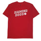 Mens Red Badger Sports Diamond Dogs Short Sleeve T Shirt