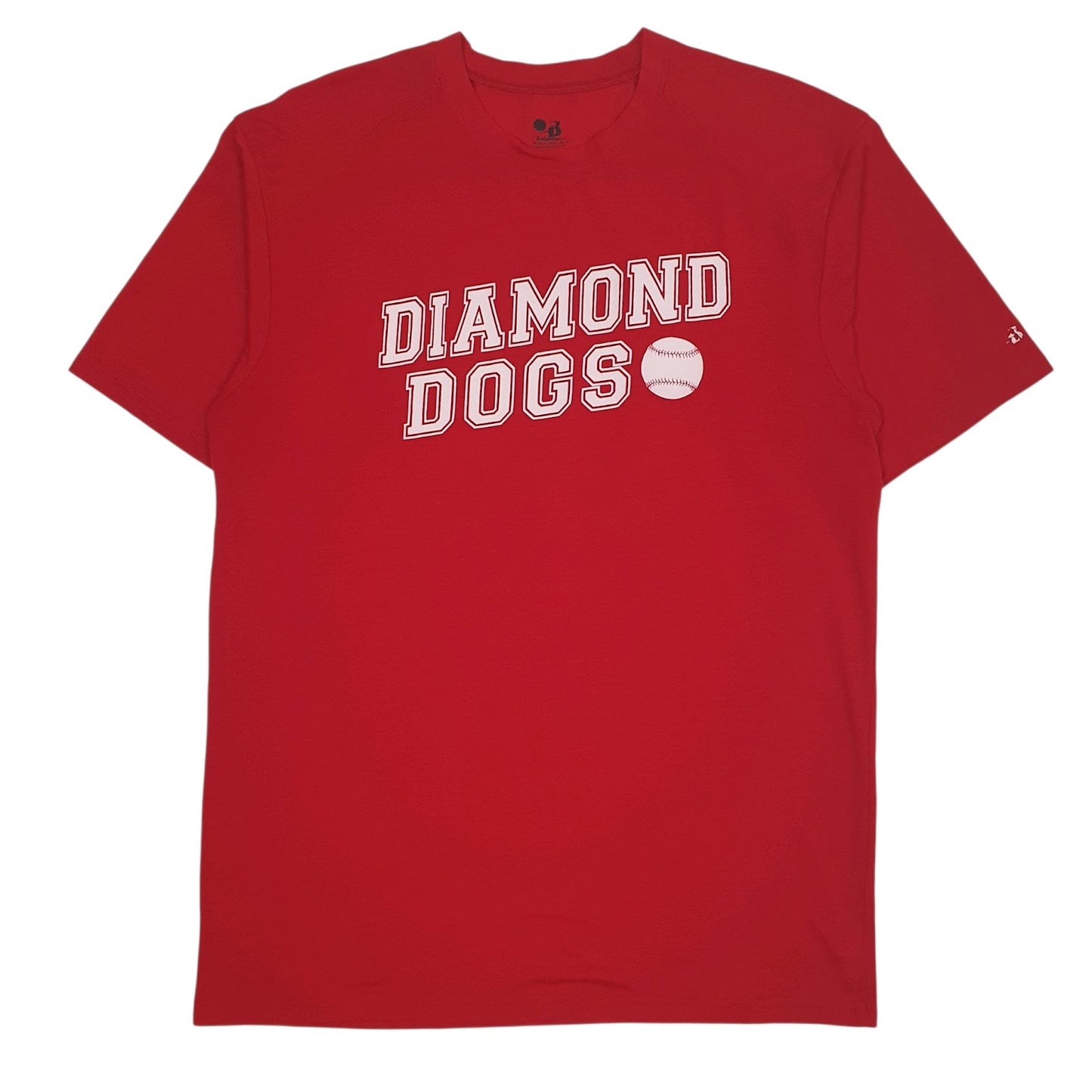 Mens Red Badger Sports Diamond Dogs Short Sleeve T Shirt
