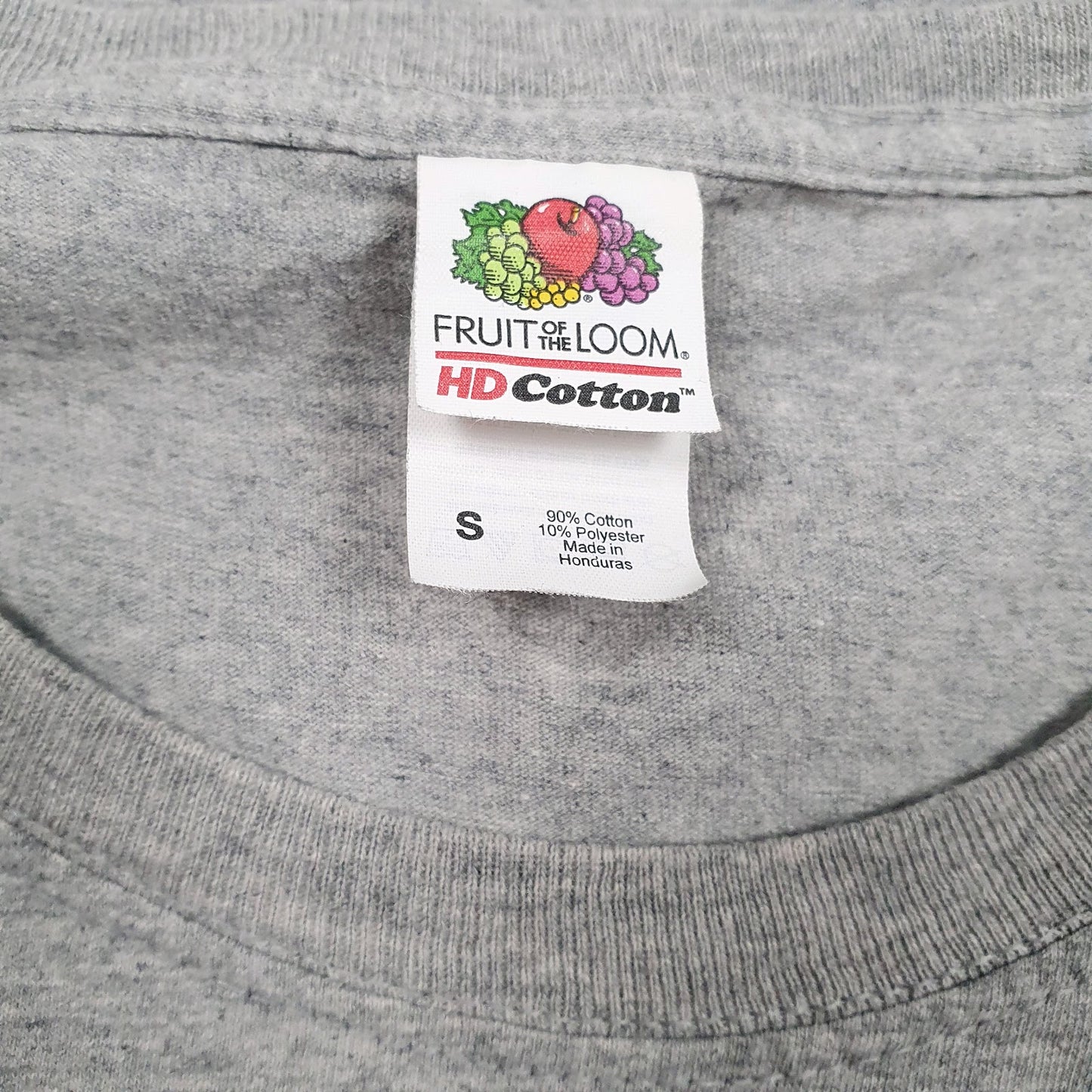 Mens Grey Fruit Of The Loom Fun Run  T Shirt