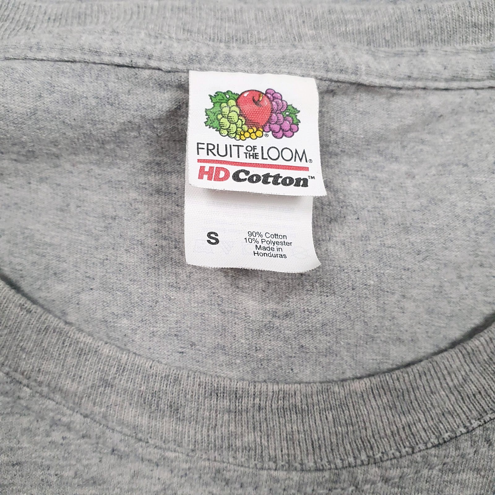 Mens Grey Fruit Of The Loom Fun Run  T Shirt
