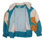 Womens Blue Le Studio Sport Vintage 90s Hoodie Coat