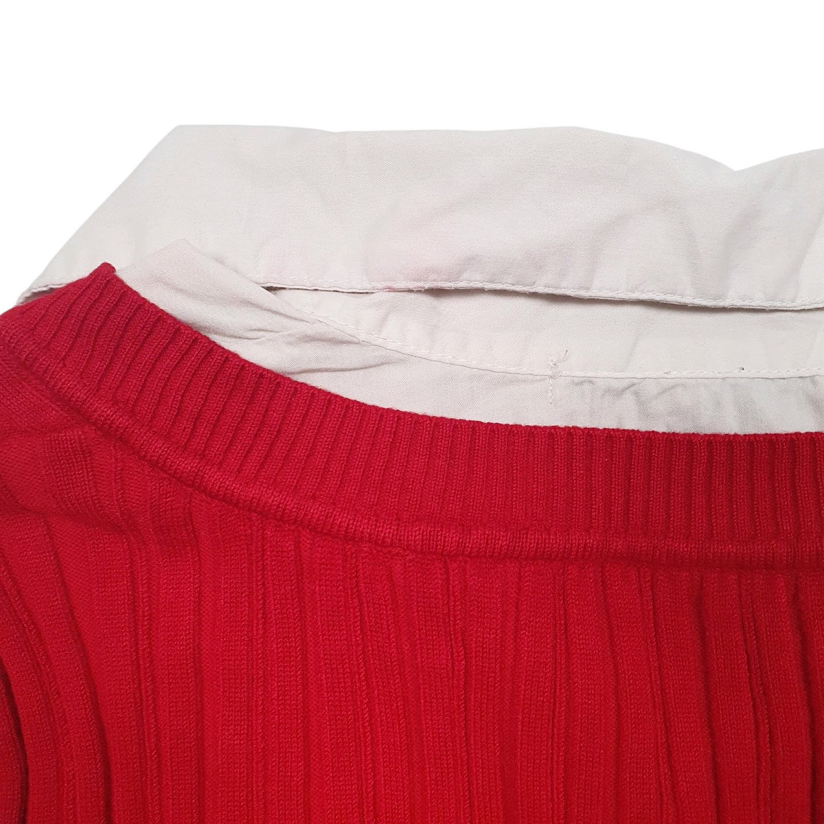 Womens Red Carolyn Taylor Knit Cardigan Jumper