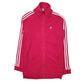 Womens Pink Adidas  Full Zip Jumper