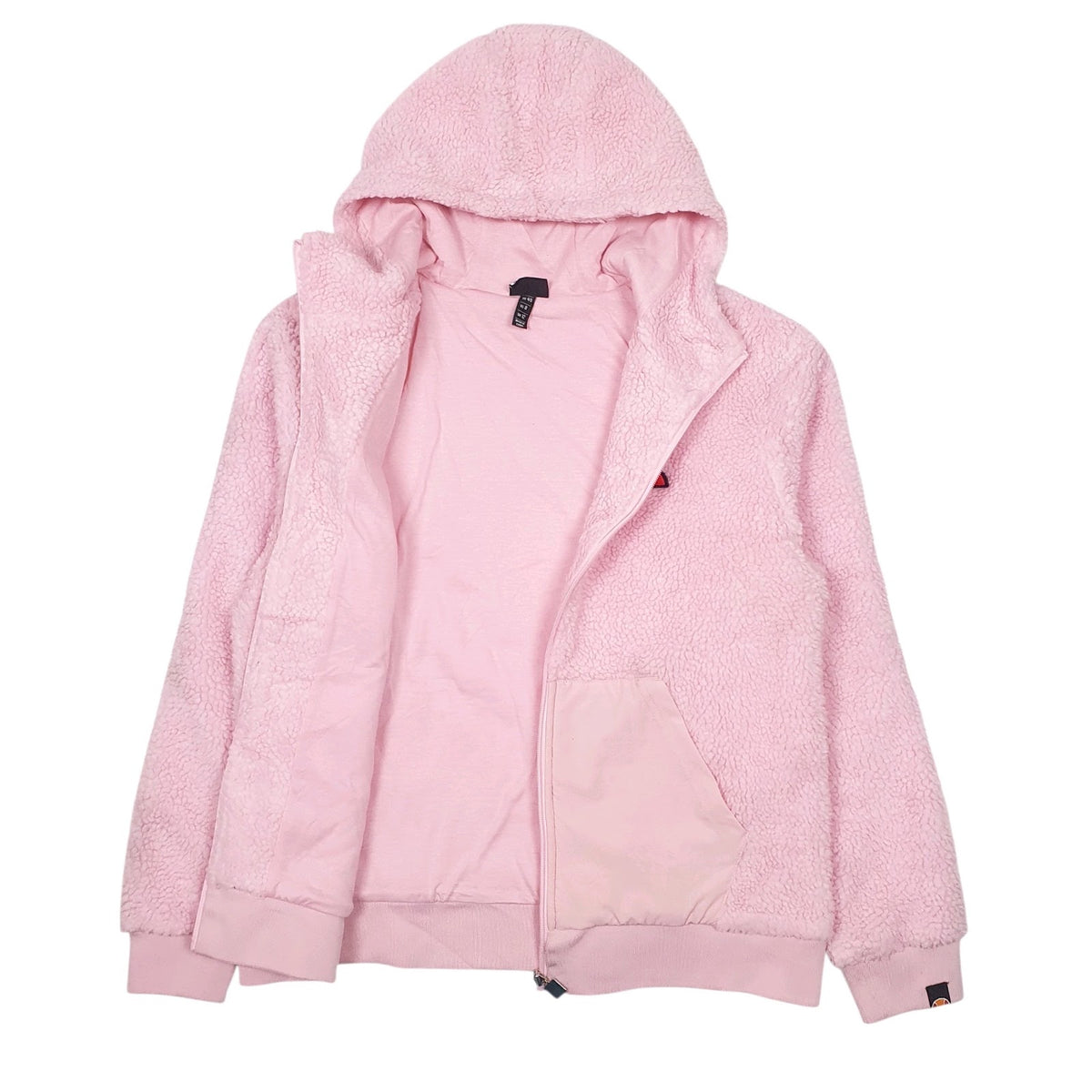 Womens Pink Ellesse  Full Zip Jumper