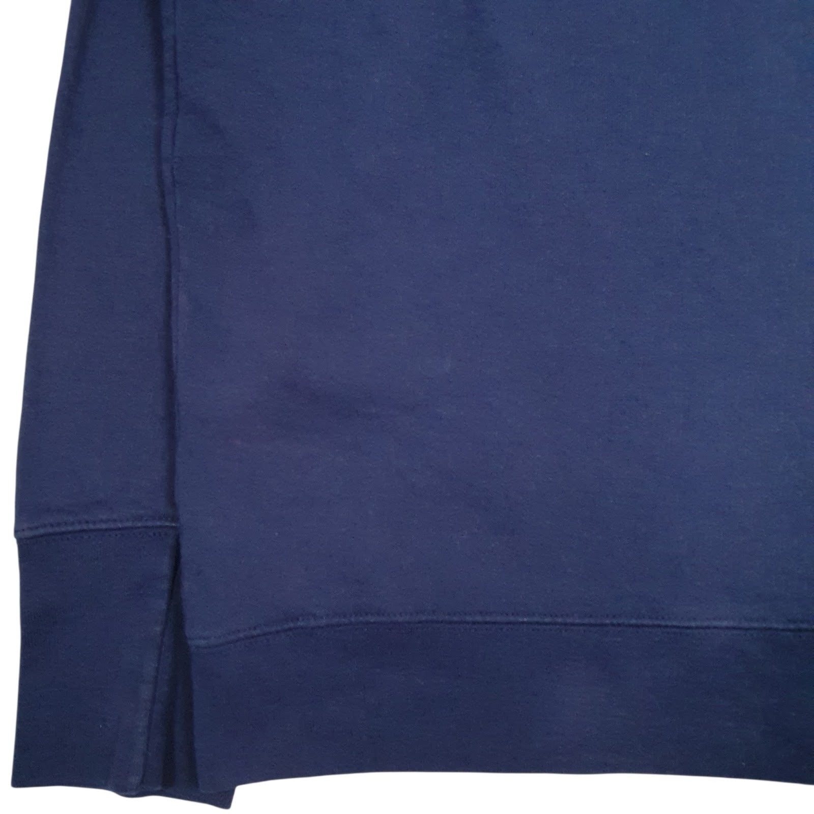 Womens Navy Champion Spellout Crewneck Jumper