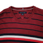 Mens Red Tommy Hilfiger  Crewneck Jumper