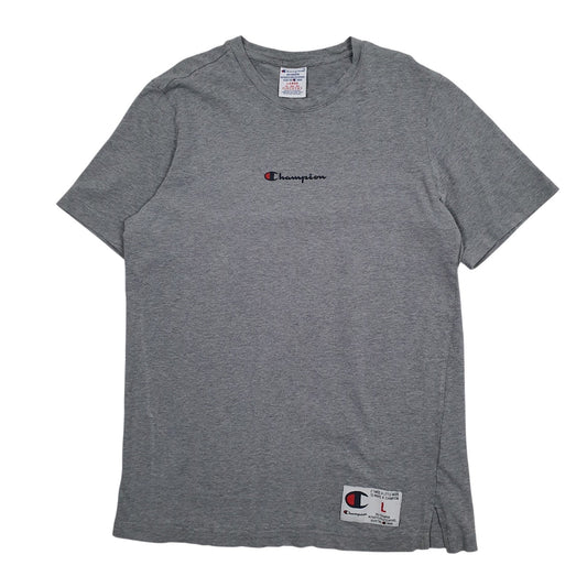 Mens Grey Champion  Short Sleeve T Shirt