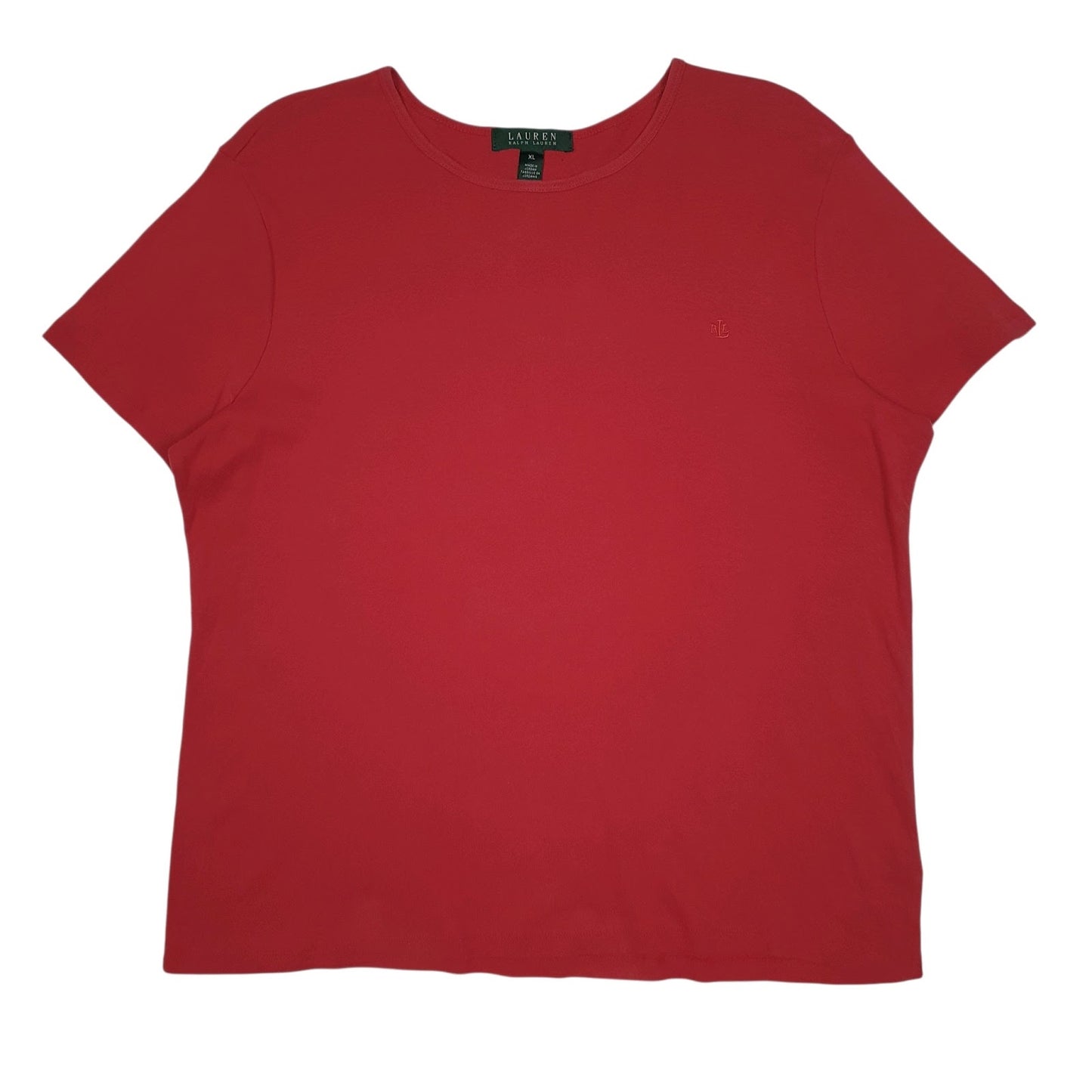 Womens Red Lauren Ralph Lauren  Short Sleeve T Shirt
