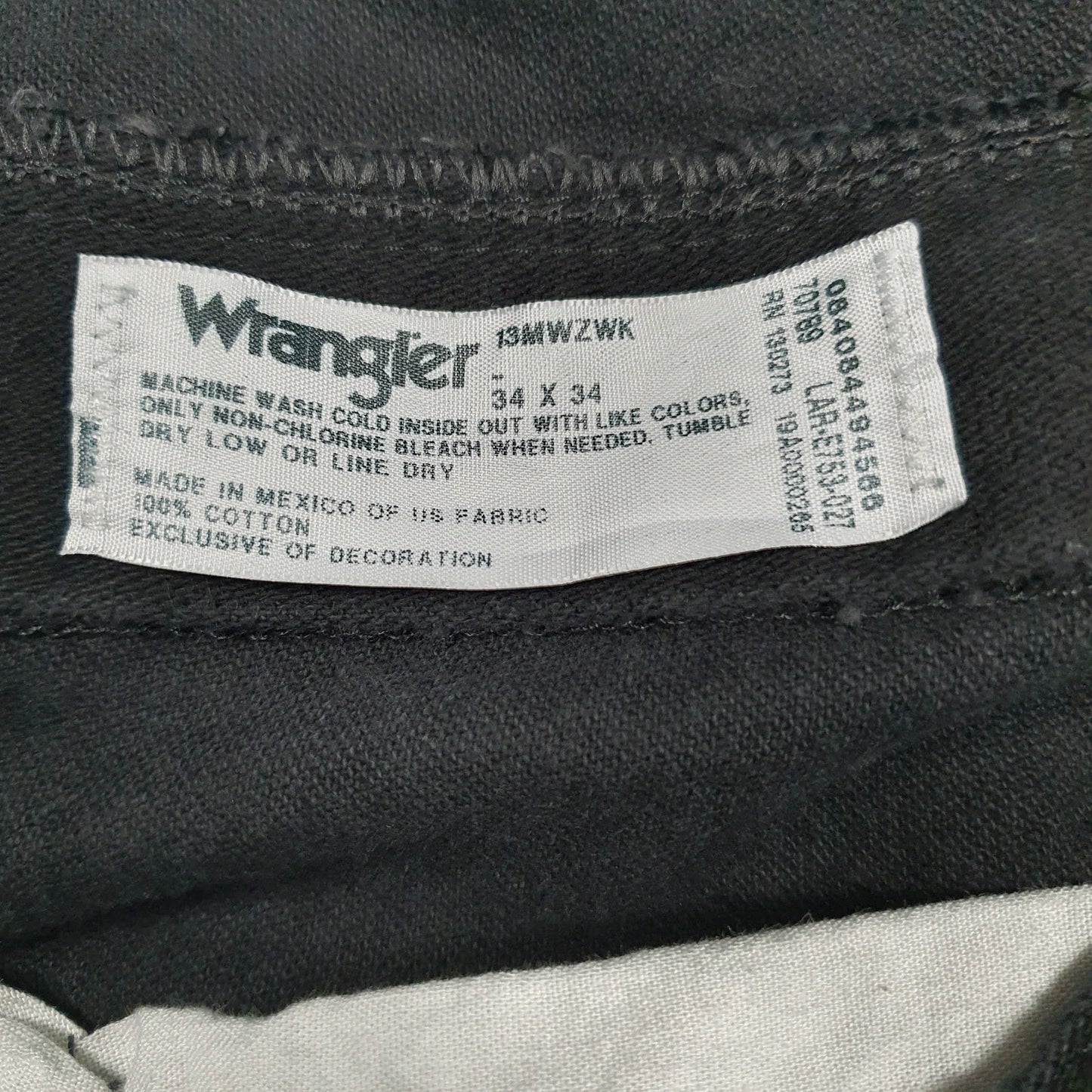 Mens Black Wrangler   Jeans