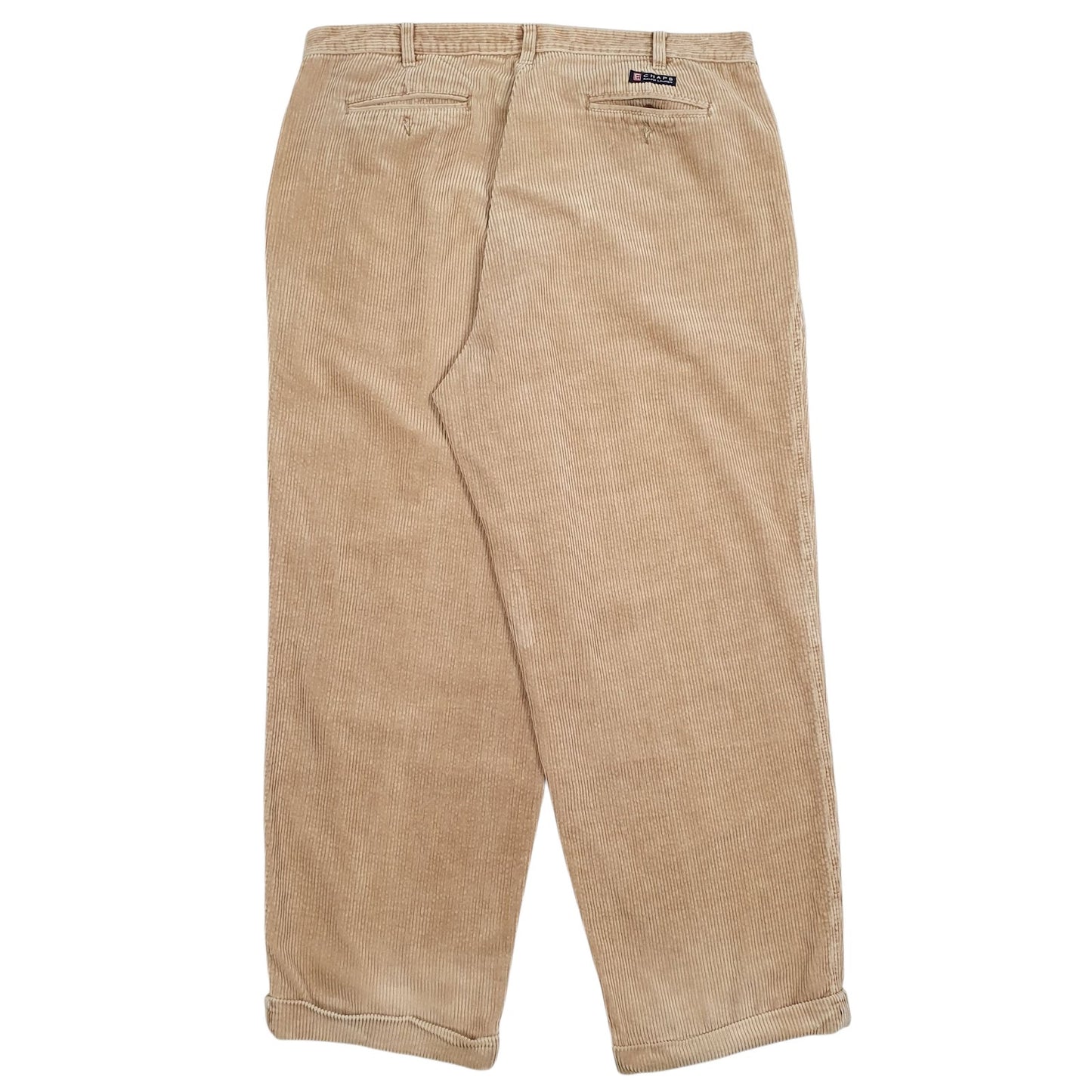 Mens Brown Ralph Lauren Pleated  Trousers