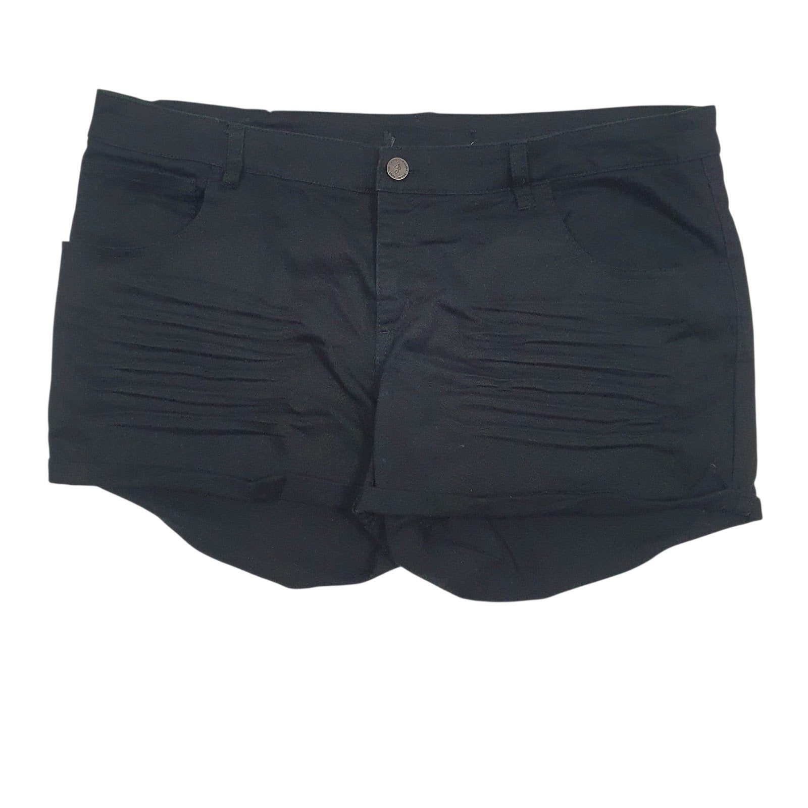 Womens Black Unbranded  Denim Shorts