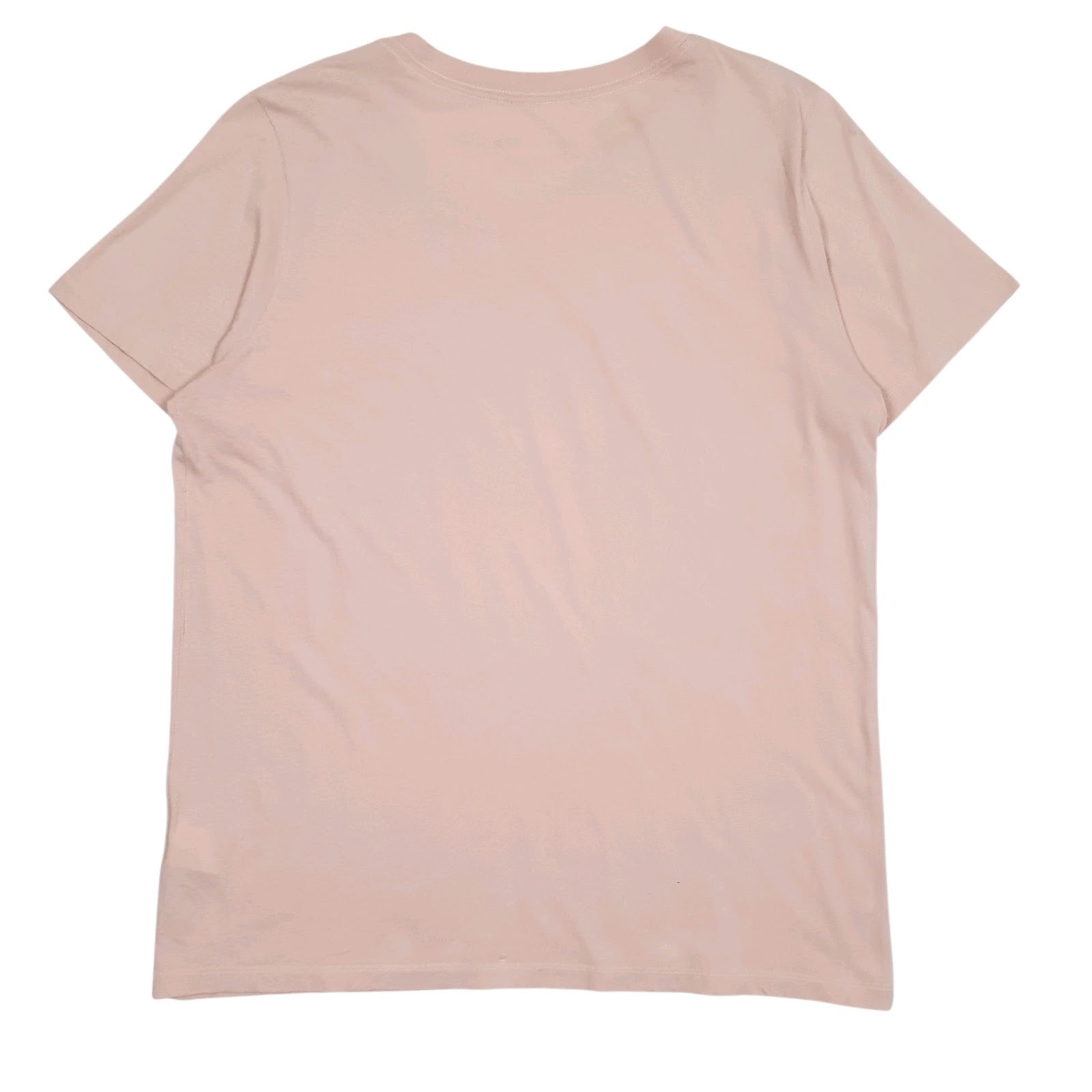 Womens Peach Converse   T Shirt