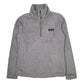 Womens Grey Patagonia Los Gatos Fluffy Quarter Zip Jumper