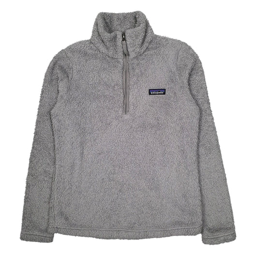 Womens Grey Patagonia Los Gatos Fluffy Quarter Zip Jumper